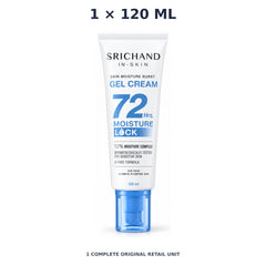 Srichand Skin Moisture Burst Gel Cream 120ml – 1 × 120 ml — exact quantity shown on white background