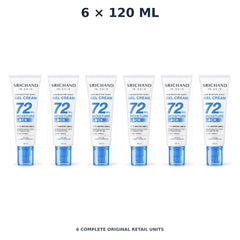 Srichand Skin Moisture Burst Gel Cream 120ml – 6 × 120 ml — exact quantity shown on white background