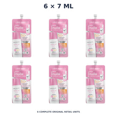 Srichand Sunlution Tone Up Serum Sunscreen SPF50+ PA ++++ 7ml – 6 × 7 ml — exact quantity shown on white background