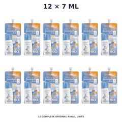 Srichand Sunlution Moisture Burst Watery Sunscreen SPF50+ PA++++ 7ml – 12 × 7 ml — exact quantity shown on white background