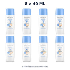 Srichand Sunlution Moisture Burst Watery Sunscreen SPF50+ PA++++ 40ml – 8 × 40 ml — exact quantity shown on white background
