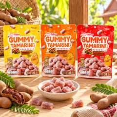 Sarach Gummy Tamarind three flavors lifestyle