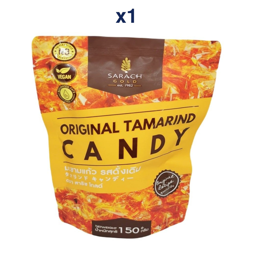 Sarach Gold Original Tamarind Candy 150 g — exact sealed package quantity
