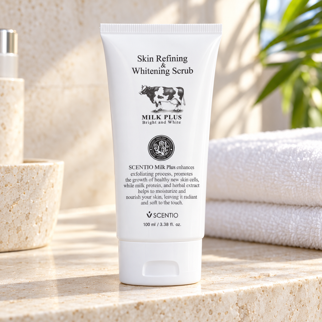 Scentio Milk Plus Skin Refining Scrub lifestyle photo