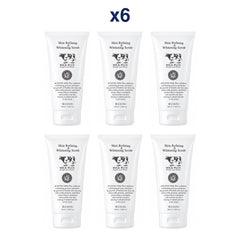 Scentio Milk Plus Skin Refining & Whitening Scrub 100 ml — Pack of 6 — 6 complete retail units