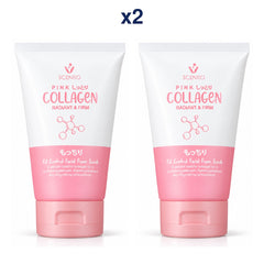 Scentio Pink Collagen Radiant & Firm Oil Control Facial Foam Scrub 100 ml — Pack of 2 — 2 complete retail units