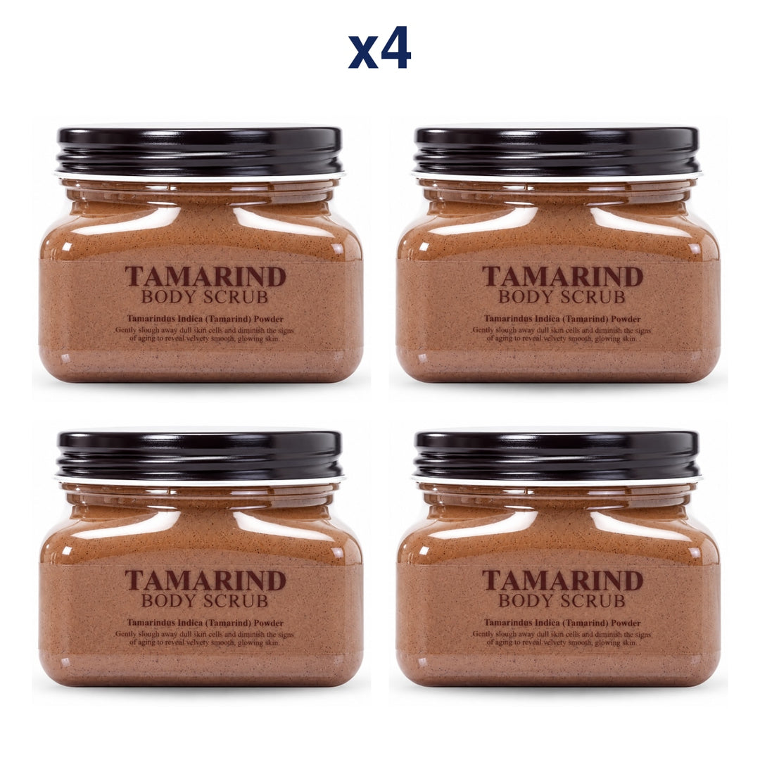 Scentio Very Thai Tamarind Body Scrub 300 ml — Pack of 4 — 4 complete retail units