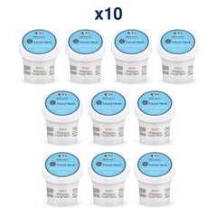 Scentio Milk Plus Whitening Q10 Facial Mask 100 ml — Pack of 10 — 10 complete retail units