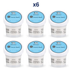 Scentio Milk Plus Whitening Q10 Facial Mask 100 ml — Pack of 6 — 6 complete retail units