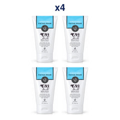 Scentio Milk Plus Whitening Q10 Facial Foam 100 ml — Pack of 4 — 4 complete retail units