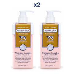 Scentio Double Milk Triple Bright Body Lotion 250 ml — Pack of 2 — 2 complete retail units