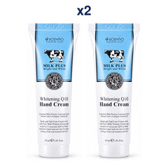 Scentio Milk Plus Whitening Q10 Hand Cream 30 ml — Pack of 2 — 2 complete retail units