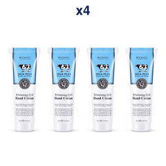 Scentio Milk Plus Whitening Q10 Hand Cream 30 ml — Pack of 4 — 4 complete retail units