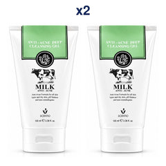 Scentio Milk Anti-Acne Deep Cleansing Gel 100 ml — Pack of 2 — 2 complete retail units