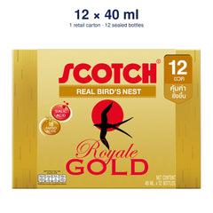 Scotch Royale Gold Bird's Nest Drink — 12 × 40 ml — exact sealed package quantity
