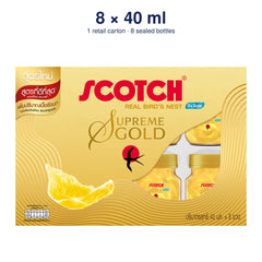 Scotch Supreme Gold Xylitol Bird's Nest Drink — 8 × 40 ml — exact sealed package quantity