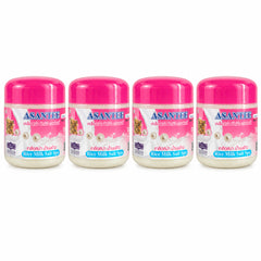 ASANTEE Rice Milk Salt Spa Scrub — 4 retail jars of 700 ml