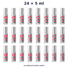 Siang Pure Oil Formula II Metal Ball Tip 5 ml — 24 Roll-Ons. Exact quantity sold.