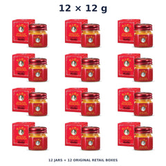 Siang Pure Yellow Balm 12 g — 12 Jars with Retail Boxes. Exact quantity sold.
