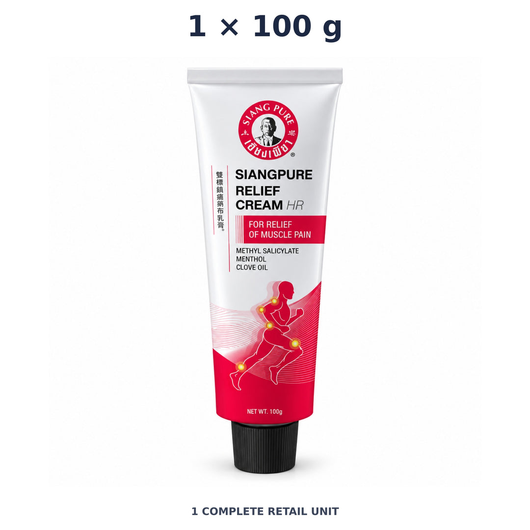 Siang Pure Relief Cream 100 g — 1 Tube. Exact quantity sold.