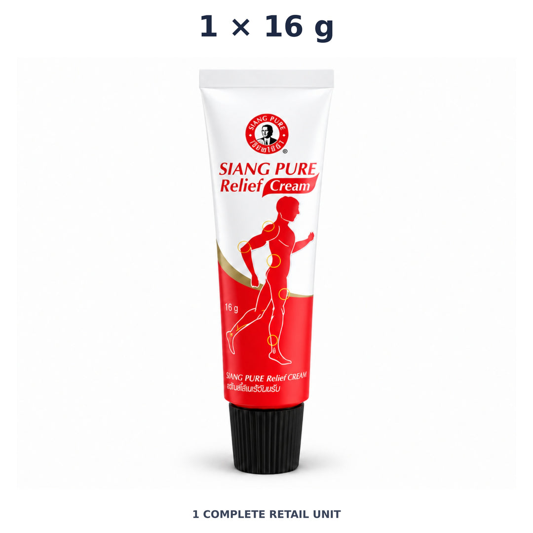 Siang Pure Relief Cream 16 g — 1 Tube. Exact quantity sold.