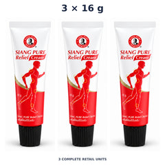 Siang Pure Relief Cream 16 g — 3 Tubes. Exact quantity sold.