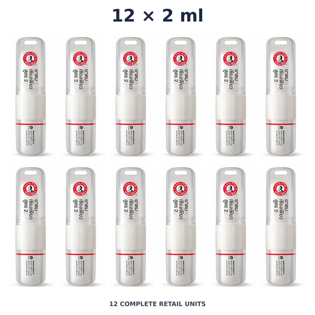 Siang Pure Inhaler Formula II 2 ml — 12 Inhalers. Exact quantity sold.