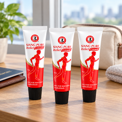 Siang Pure Relief Cream. Lifestyle reference photograph; see the main pack image for the quantity included.