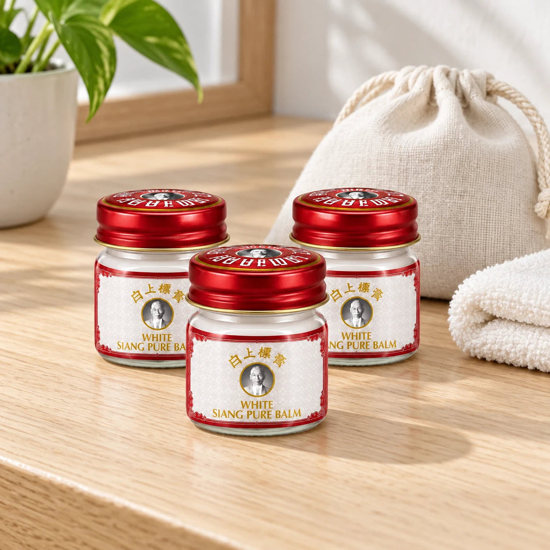 Siang Pure White Balm. Lifestyle reference photograph; see the main pack image for the quantity included.