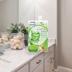 Smooto Smooto Aloe-E Snail Bright Gel 50 g, vue en salle de bain