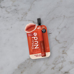 Smooto Stay More Nude Velvet Lip #36 More Shine 2 g, vue sur marbre