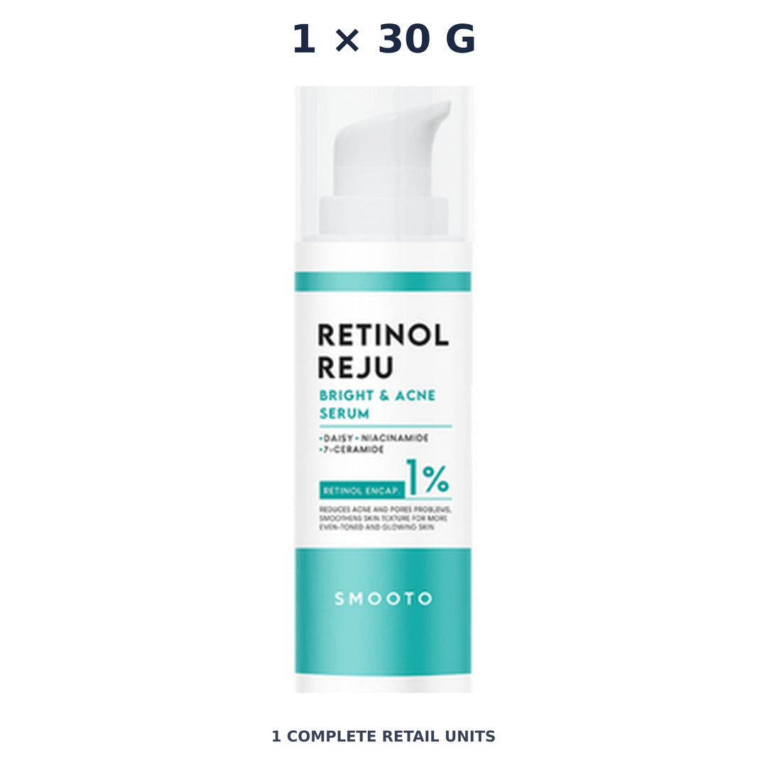 Smooto Retinol Reju Bright & Acne Serum 30 g Pump – Encapsulated Retinol — 1 Unit