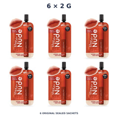 Smooto Stay More Nude Velvet Lip #36 More Shine 2 g – Brick Orange Soft Matte Color — 6 Sachets