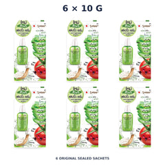 Smooto Tomato Aloe Snail White & Acne Sleeping Serum 10 g – Overnight Face Gel — 6 Sachets