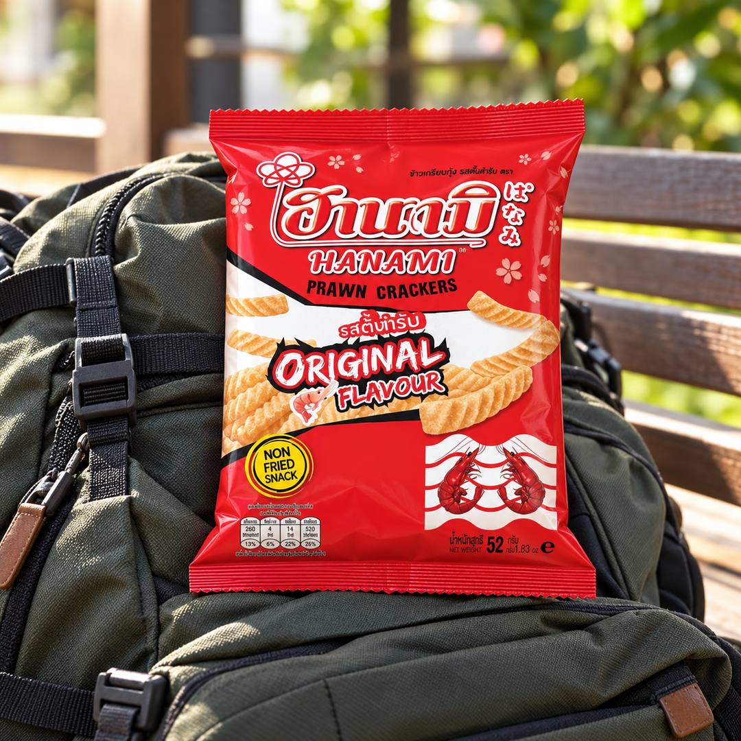 Hanami Original Prawn Crackers 52 g – 12 Bags — lifestyle 2