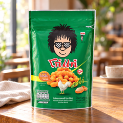 Koh-Kae Chicken Flavour Coated Peanuts lifestyle illustration, individual 500 g pouch
