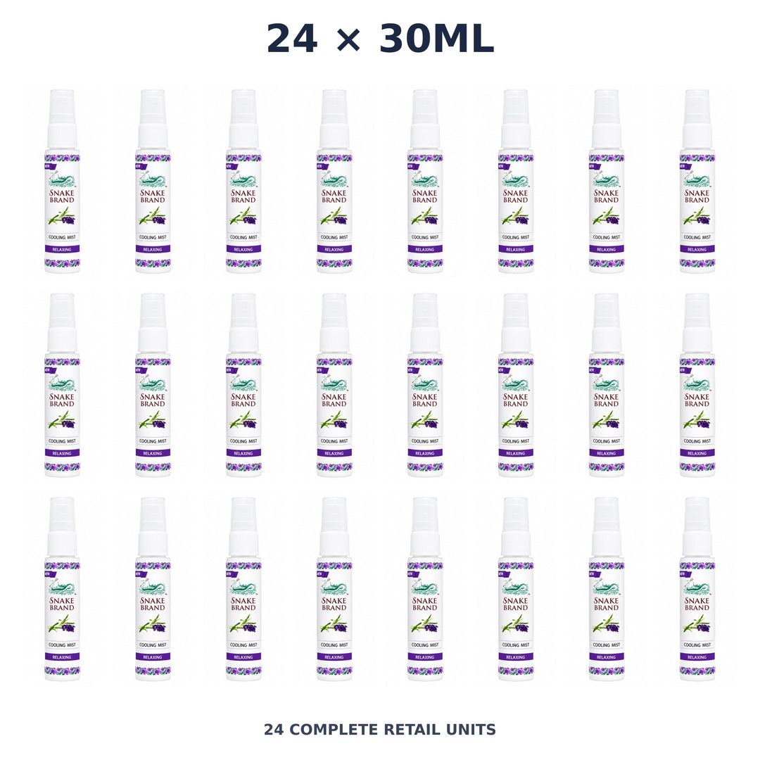 Snake Brand Cooling Mist Relaxing 30ml — 24 Units