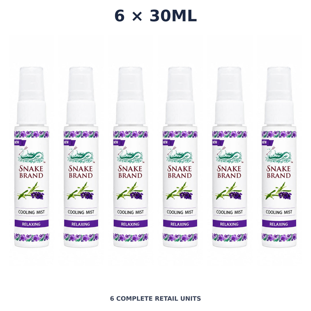 Snake Brand Cooling Mist Relaxing 30ml — 6 Units
