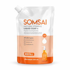 Somsai Natural Vitamins Liquid Soap+ refill pouch 250 ml