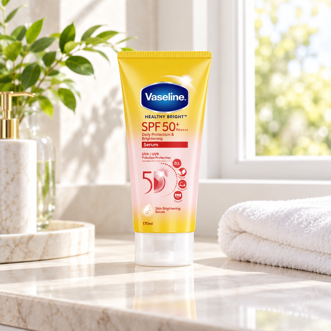 Vaseline Healthy Bright SPF50+ sunscreen