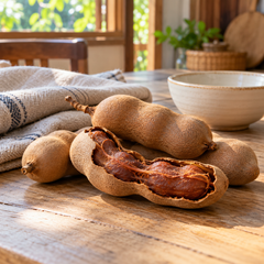Tamarind ingredient context 1 — fruit and accessories are illustrative and not supplied