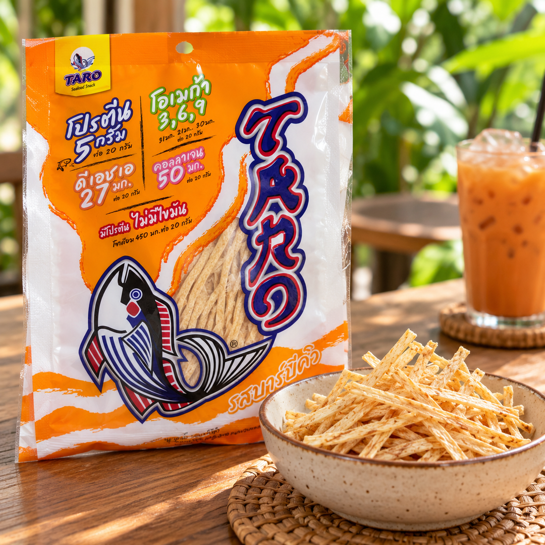TARO BBQ fish snack