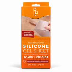 BE BETTER Silicone Gel Sheet — 2 Sheets, 4 × 15 cm per Box — product on white background