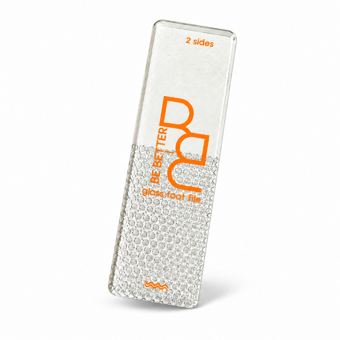 BE BETTER Dual Function Glass Foot File — 1, 2 or 4 Boxes — product on white background