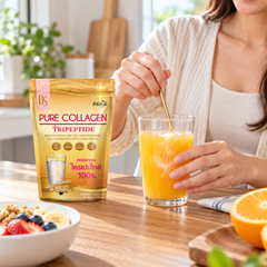 Beauti Srin Pure Collagen Tripeptide 50 g — 1, 2 or 4 Pouches — product use demonstration