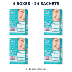 Smooto Hydrojelly Mask & Toner Pad Clear Glow 20 g — 4 Boxes · 24 Sachets