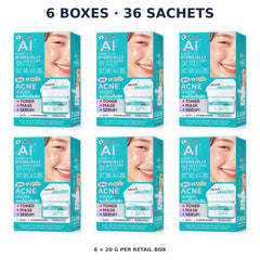 Smooto Hydrojelly Mask & Toner Pad Clear Glow 20 g — 6 Boxes · 36 Sachets