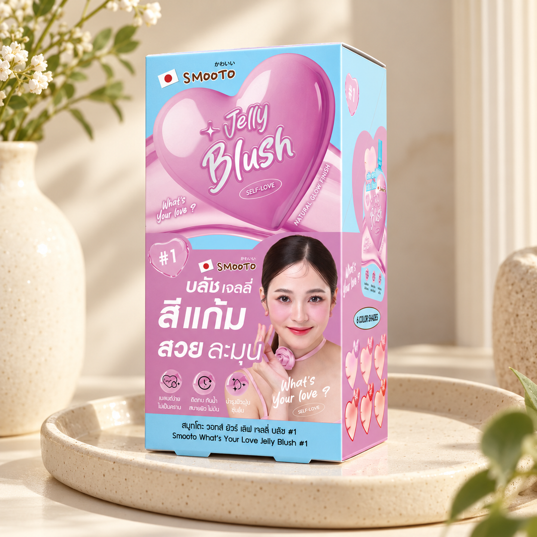 Smooto What's Your Love Jelly Blush #1 3 g — product presentation