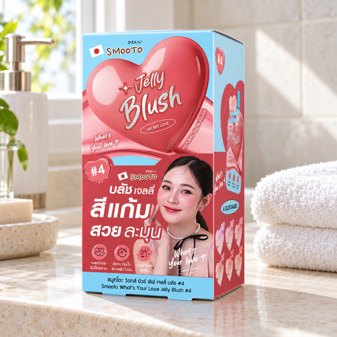 Smooto What's Your Love Jelly Blush #4 3 g — product presentation