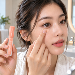 BEAUTILAB A2P Concentrate Peach Dark Spot Corrector — Light Peach — 1, 2 or 4 Tubes | 2.5 g Each — product use lifestyle use2